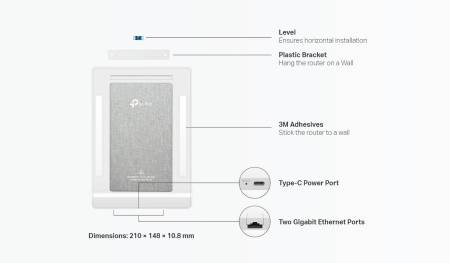 Рутер Wi-Fi 6 TP Link Archer Air R5 AX3000 2-лентов