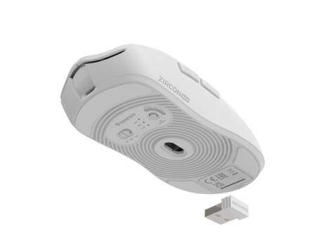 Genesis Wireless Gaming Mouse Zircon 500 10000Dpi White