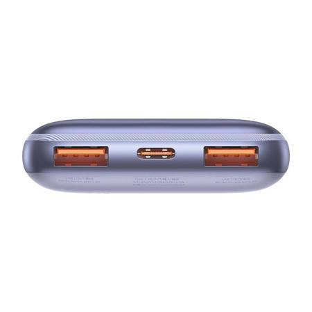 Външна батерия Baseus Bipow PPBD040105 10000mAh 20W + кабел USB 3A 0.3 м - лилав