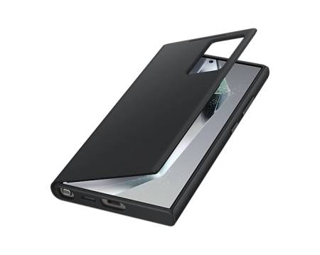 Samsung S24 Ultra Smart View Wallet Case Black