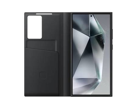 Samsung S24 Ultra Smart View Wallet Case Black
