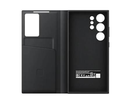 Samsung S24 Ultra Smart View Wallet Case Black