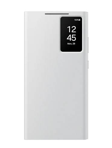 Samsung S24 Ultra Smart View Wallet Case White