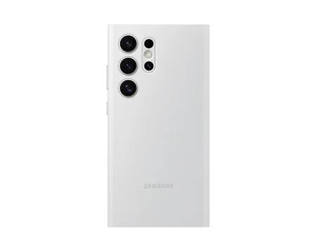 Samsung S24 Ultra Smart View Wallet Case White