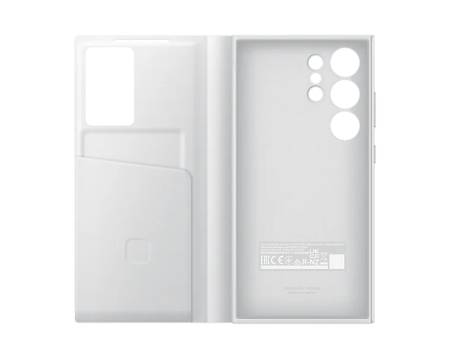 Samsung S24 Ultra Smart View Wallet Case White
