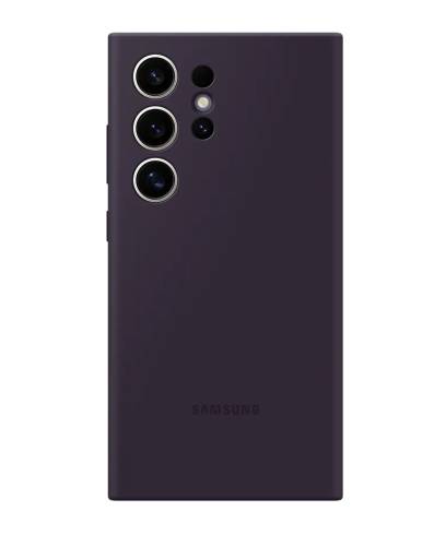 Samsung S24 Ultra Silicone Case Dark Violet