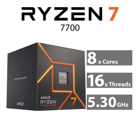 Процесор AMD Ryzen 7 8C/16T 7700 (5.3GHz Max
