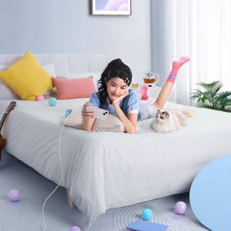 Кабел Baseus Explorer Series USB-C - Lightning 20W 2 м CATS010302 - бял