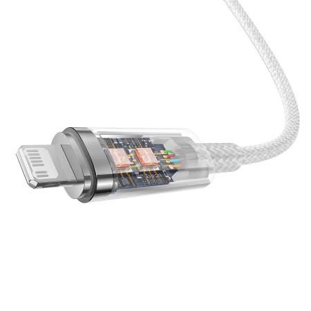 Кабел Baseus Explorer Series USB-C - Lightning 20W 2 м CATS010302 - бял