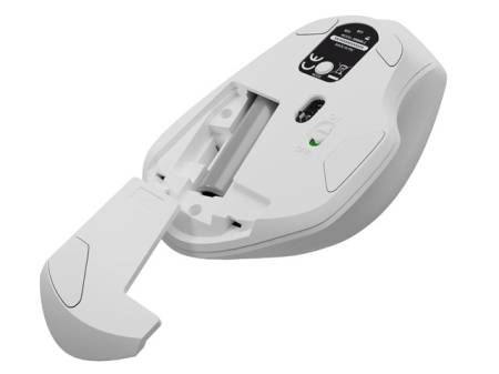 Natec Mouse Siskin Wireless 1600DPI 2.4GHz + Bluetooth 5.0 Optical White