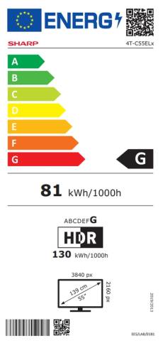 Sharp 55EL2EA
