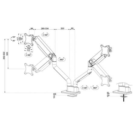 Neomounts Next One Desk Mount