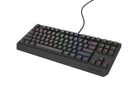 Genesis Gaming Keyboard Thor 230 TKL Lite US Rainbow Mechanical Outemu Red Black Hot Swap