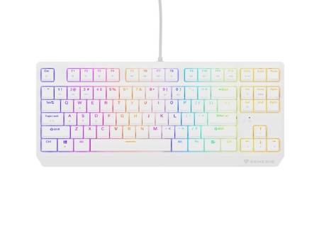 Genesis Gaming Keyboard Thor 230 TKL US RGB Mechanical Outemu Red White Hot Swap