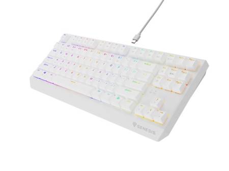 Genesis Gaming Keyboard Thor 230 TKL US RGB Mechanical Outemu Red White Hot Swap
