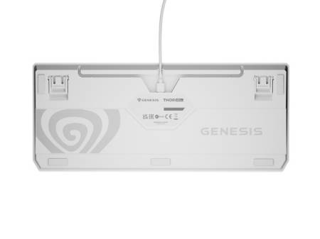 Genesis Gaming Keyboard Thor 230 TKL US RGB Mechanical Outemu Red White Hot Swap
