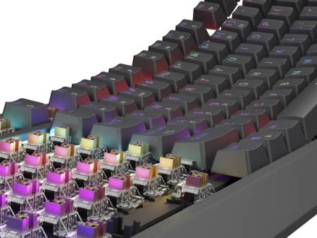 Genesis Gaming Keyboard Thor 230 TKL US RGB Mechanical Outemu Brown Black Hot Swap