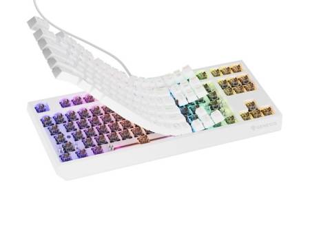 Genesis Gaming Keyboard Thor 230 TKL US RGB Mechanical Outemu Brown White Hot Swap