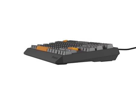 Genesis Gaming Keyboard Thor 230 TKL Anchor Gray Positive US RGB Mechanical Outemu Red