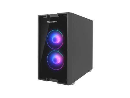 Genesis PC Case Irid 353 ARGB MATX Mini Tower Window