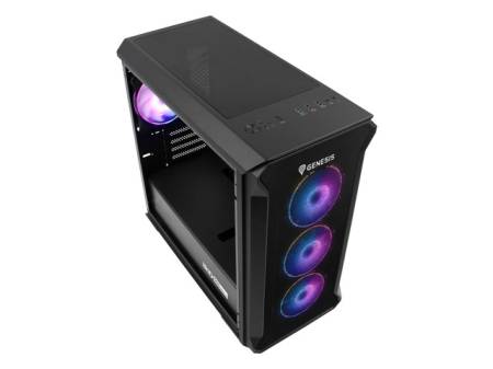 Genesis PC Case Irid 503 ARGB V2 MATX Mini Tower Window