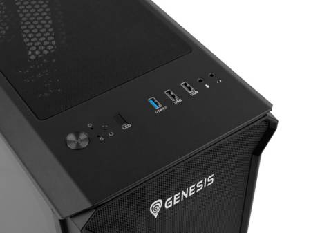 Genesis PC Case Irid 503 ARGB V2 MATX Mini Tower Window