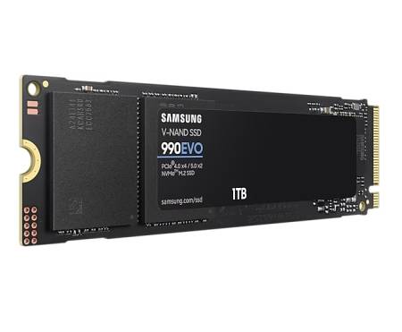 Samsung SSD 990 EVO 1TB PCIe 4.0 NVMe 2.0 M.2 V-NAND TLC