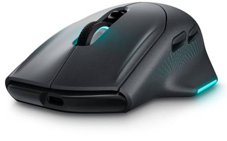 Dell Alienware Wireless Gaming Mouse - AW620M (Dark Side of the Moon)