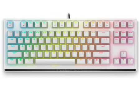 Dell Alienware Tenkeyless Gaming Keyboard - AW420K - US (QWERTY) - Lunar Light