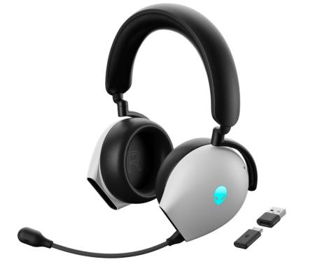 Dell Alienware Tri-Mode Wireless Gaming Headset | AW920H (Lunar Light)