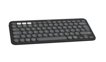 Logitech Pebble Keys 2 K380s - TONAL GRAPHITE - US INT'L - BT - N/A - INTNL-973 - UNIVERSAL