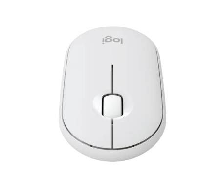 Logitech Pebble Mouse 2 M350s - TONAL WHITE - BT - N/A - EMEA-808 - DONGLELESS