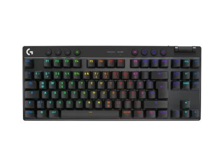 Logitech G PRO X TKL LIGHTSPEED Gaming Keyboard - BLACK - US INT'L - 2.4GHZ/BT - N/A - EMEA28-935 - TACTILE