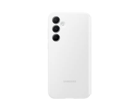 Samsung A55 Smart View Wallet Case White