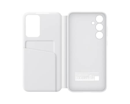 Samsung A55 Smart View Wallet Case White