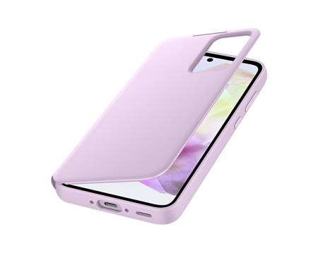 Samsung A35 Smart View Wallet Case Lavender