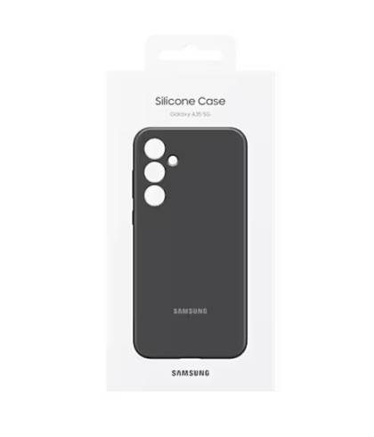 Samsung A35 Silicone Case Black