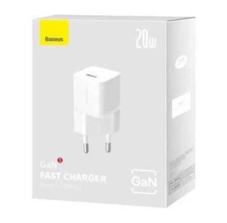 Зарядно устройство Baseus GaN5 20W мини USB-C