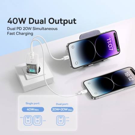 Зарядно устройство 220V Baseus 40W