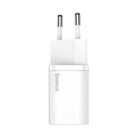 Зарядно устройство Baseus Super Si 25W с кабел USB-C към USB-C 1м  TZCCSUP-L02 - бяло