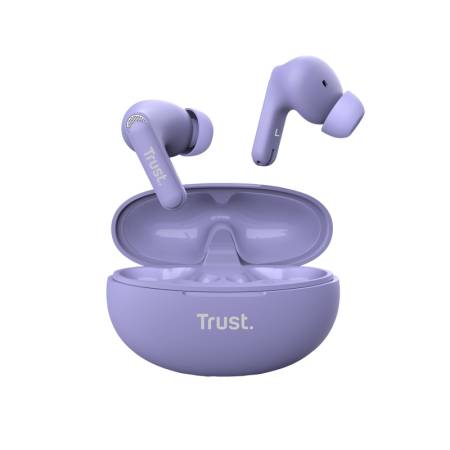 TRUST Yavi Bluetooth ENC Earbuds Purple