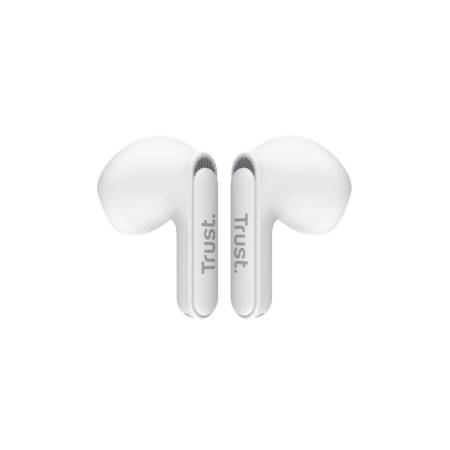 TRUST Yavi Bluetooth ENC Earphones White