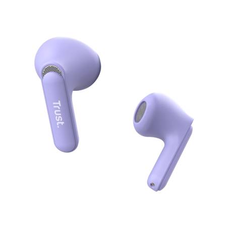 TRUST Yavi Bluetooth ENC Earphones Purple