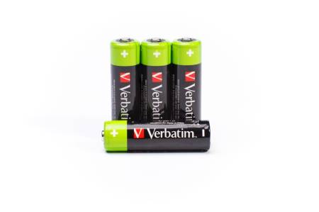 Verbatim RECHARGEABLE BATTERY AA 4 PACK / HR6