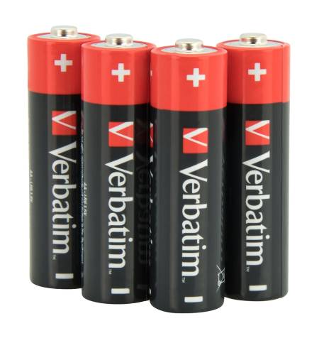 Verbatim ALKALINE BATTERY AA 4 PACK (HANGCARD)