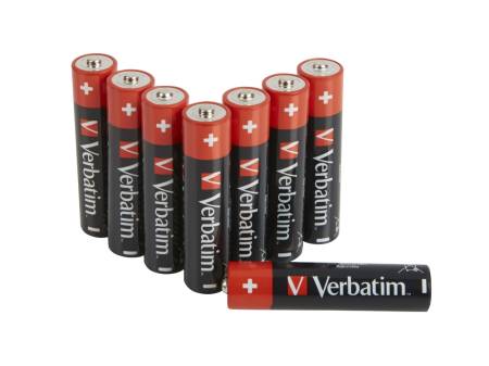 Verbatim ALKALINE BATTERY AAA 8 PACK (HANGCARD)