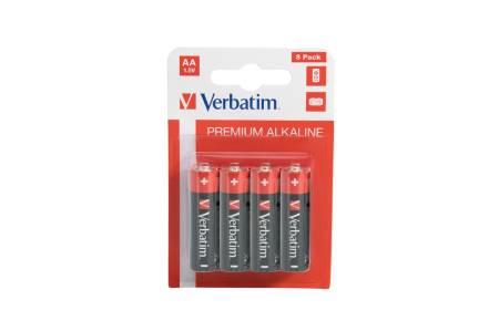 Verbatim ALKALINE BATTERY AA 8 PACK (HANGCARD)