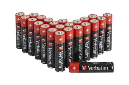 Verbatim ALKALINE BATTERY AA 24 PACK (BOX)
