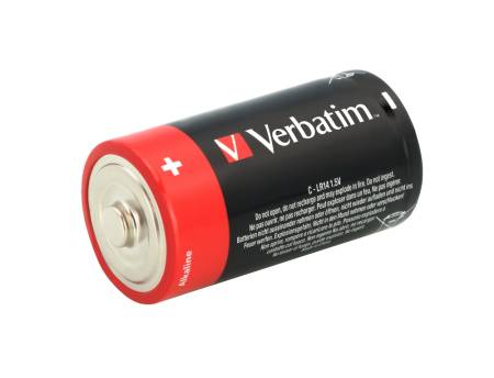 Verbatim ALKALINE BATTERY C 2 PACK (HANGCARD)