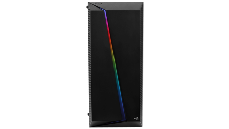 Кутия за настолен компютър Aerocool Cylon Pro RGB прозрачен панел от закалено стъкло CYLON-PRO-G-BK-V2 - черна